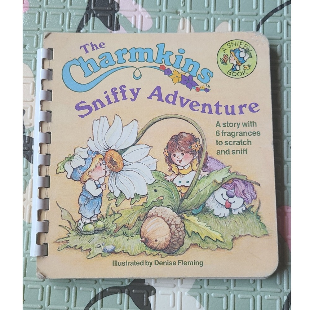 Vintage 1983 The Charmkins Sniffy Adventure Scratch & Sniff Book First Edition